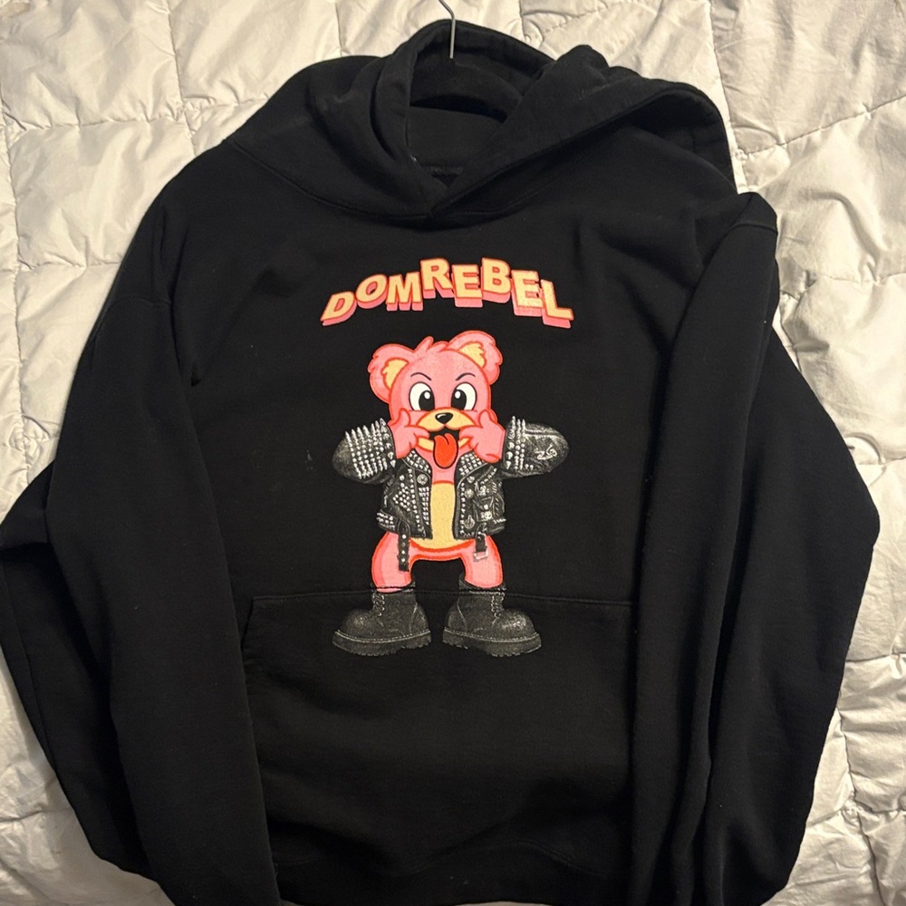 Black Graphic Hoodie